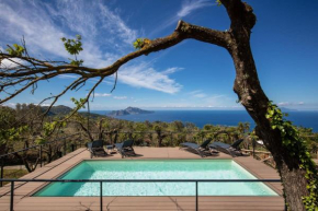 Villa Aprea with Heated Pool, Capri Views and Services Massa Lubrense
